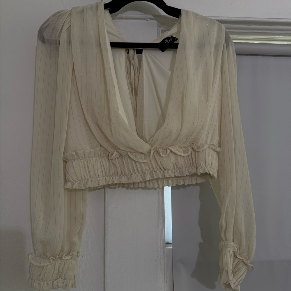 Elegant Cream Blouse